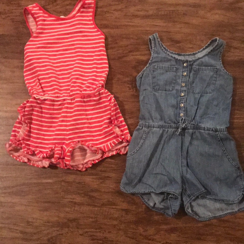 Little girl GAP rompers - size small